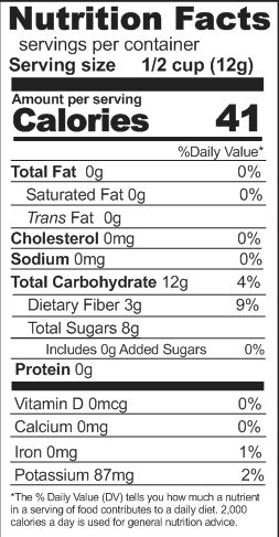 Freeze Dried Apple Dices Case(6) #2.5 cans