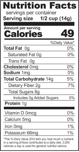 Freeze Dried Blueberries Whole 3 oz. #2.5 can