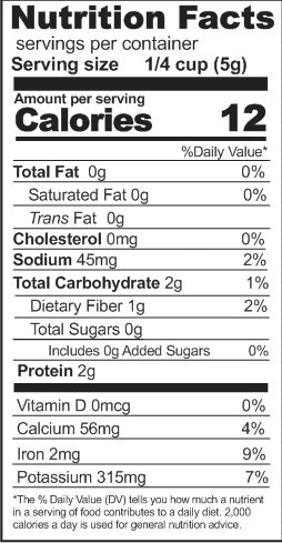 Dehydrated Spinach Flakes Case(6) #10 cans