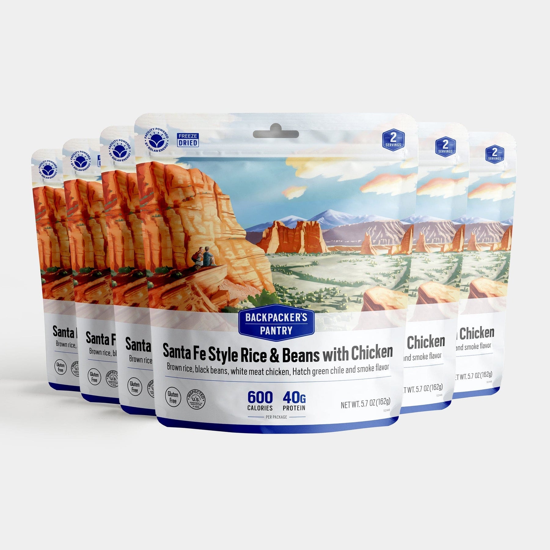 Pack of 6 Santa Fe Rice & Beans w/ Chicken