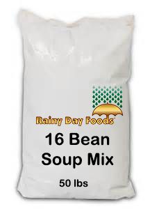 16 Bean Mix 17 beans 25Lbs. bag