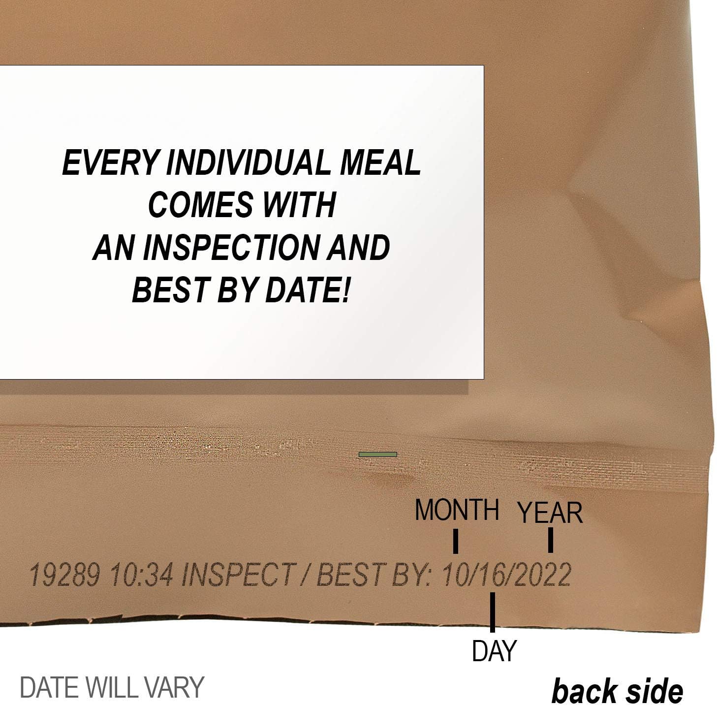 MRE Case Pack with Heaters (12 meals - 1,100 to 1,300 calories per meal)