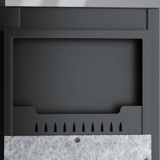 Large Biometric Gun Safe with 3 Pistol Pouches & Adjustable Stand
