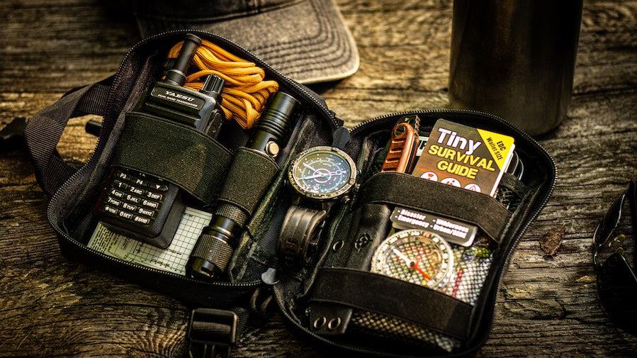 VersaPAK™ EDC Kit durable modular utility pouch in Camp-Camo color with MOLLE attachments and multiple compartments for tactical and everyday carry