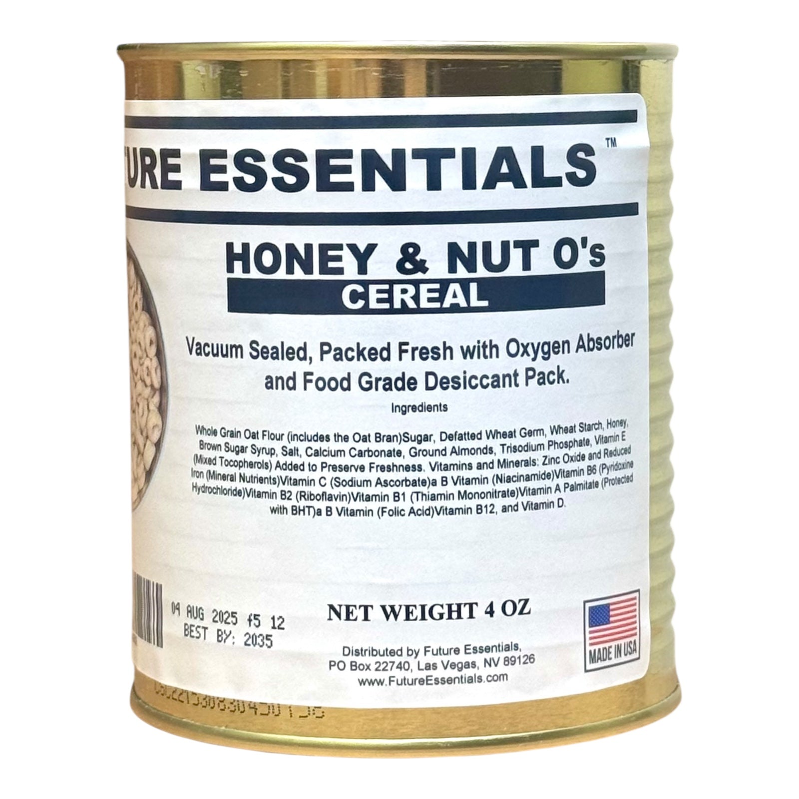 Case (12 Cans) of Future Essentials Canned Breakfast Cold Cereal Variety and Milk