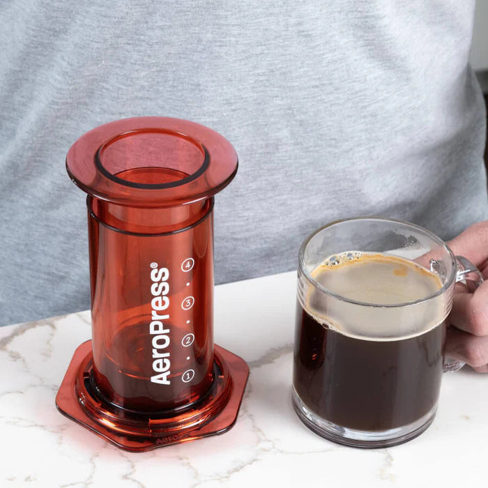 AeroPress Coffee Maker - Red