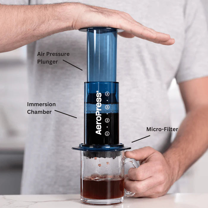 AeroPress Coffee Maker - Blue