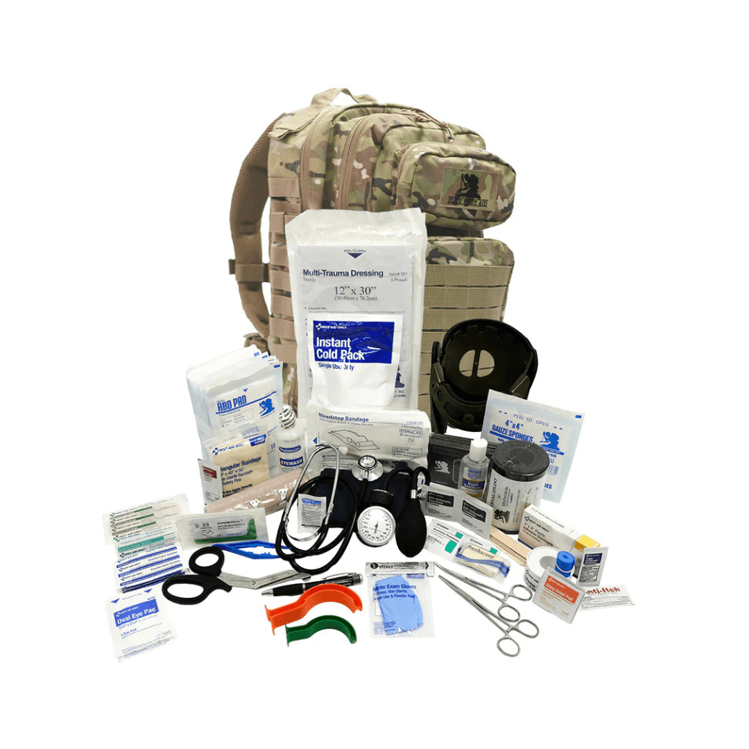 ViTAC Solutions First Aid Kits General-Purpose First Aid Backpack | 70-Item Professional Kit First Aid Backpack - 70-Item Professional Kit for Emergencies