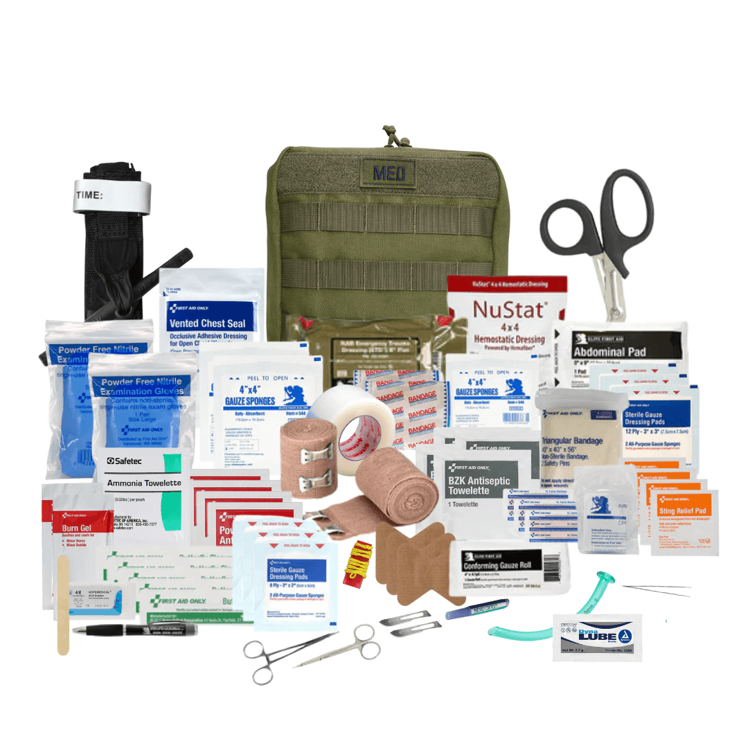 General Purpose First Aid Kit with rip-away design for fast emergency deployment