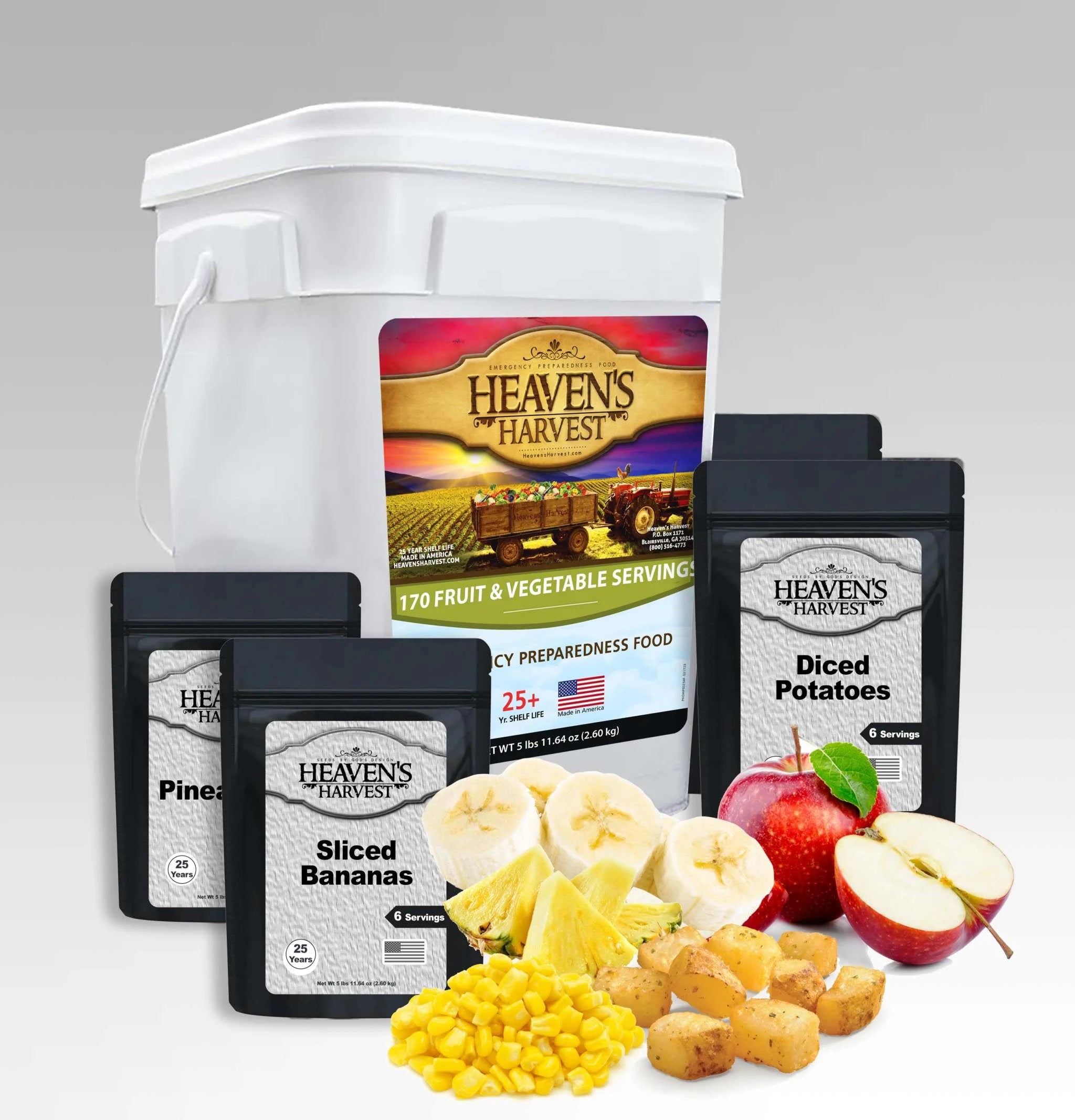 6 Pack Fruit & Vegetable Kit