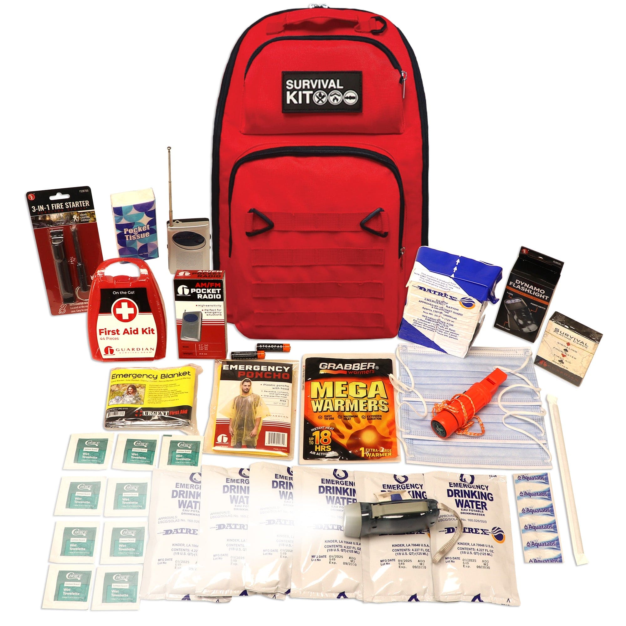 quakekits.com Emergency Kit Prepared Survival Kit -  Emergency & Disaster Go Bag Prepared Survival Kit -  Emergency & Disaster Go Bag