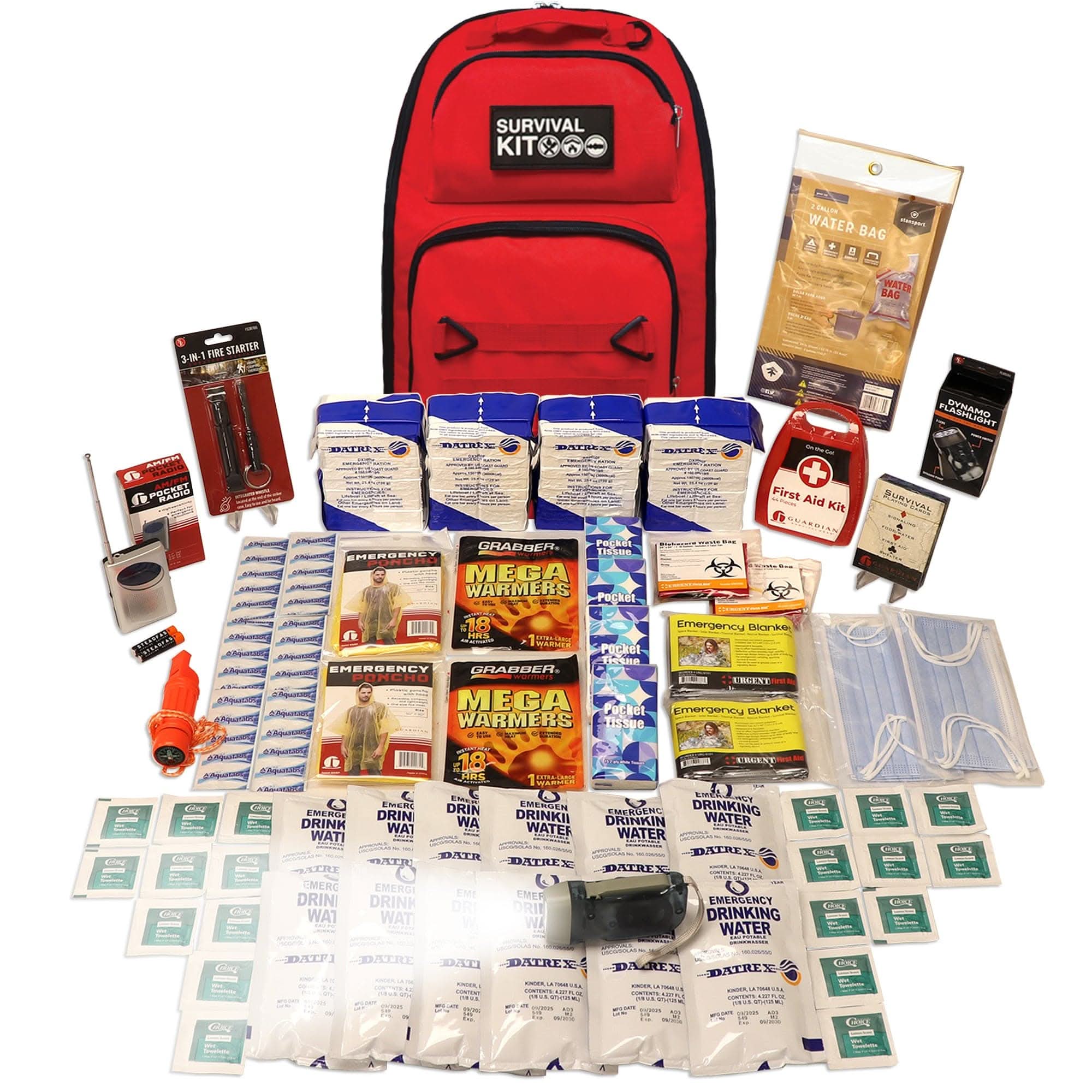 quakekits.com Emergency Kit Prepared Survival Kit -  Emergency & Disaster Go Bag Prepared Survival Kit -  Emergency & Disaster Go Bag