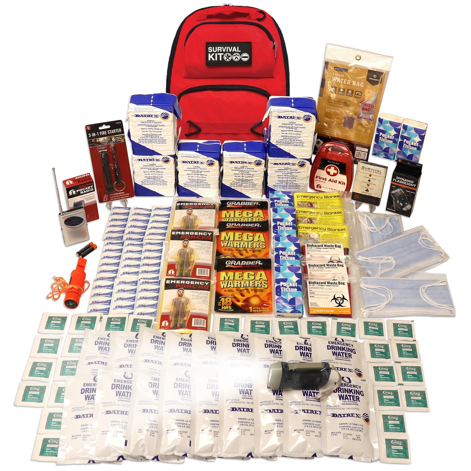 quakekits.com Emergency Kit Prepared Survival Kit -  Emergency & Disaster Go Bag Prepared Survival Kit -  Emergency & Disaster Go Bag