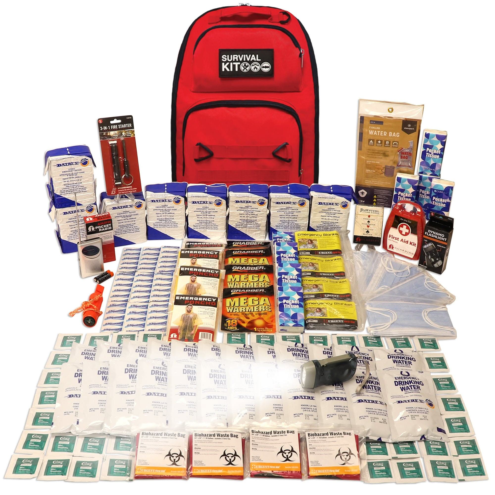quakekits.com Emergency Kit Prepared Survival Kit -  Emergency & Disaster Go Bag Prepared Survival Kit -  Emergency & Disaster Go Bag