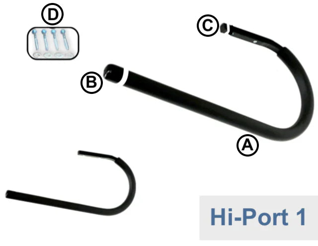 Hi-Port 1 | Ski & Snowboard Storage Ceiling Rack | Holds 50 lbs