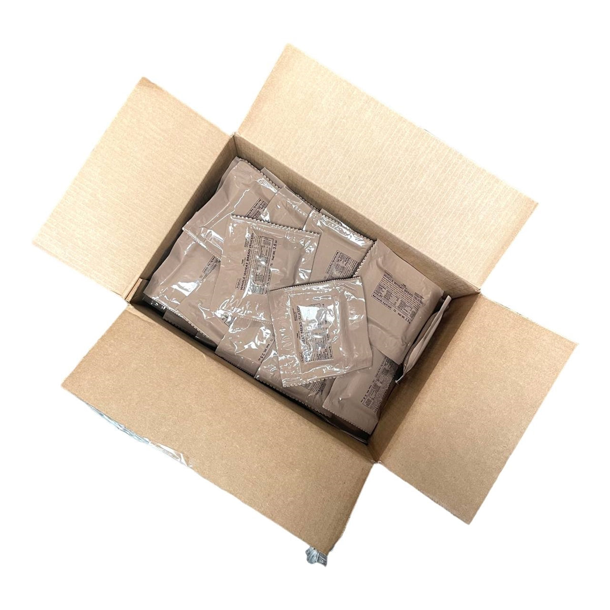 BULK MRE Bread - 100 of Whole Wheat Bread by Bridgford