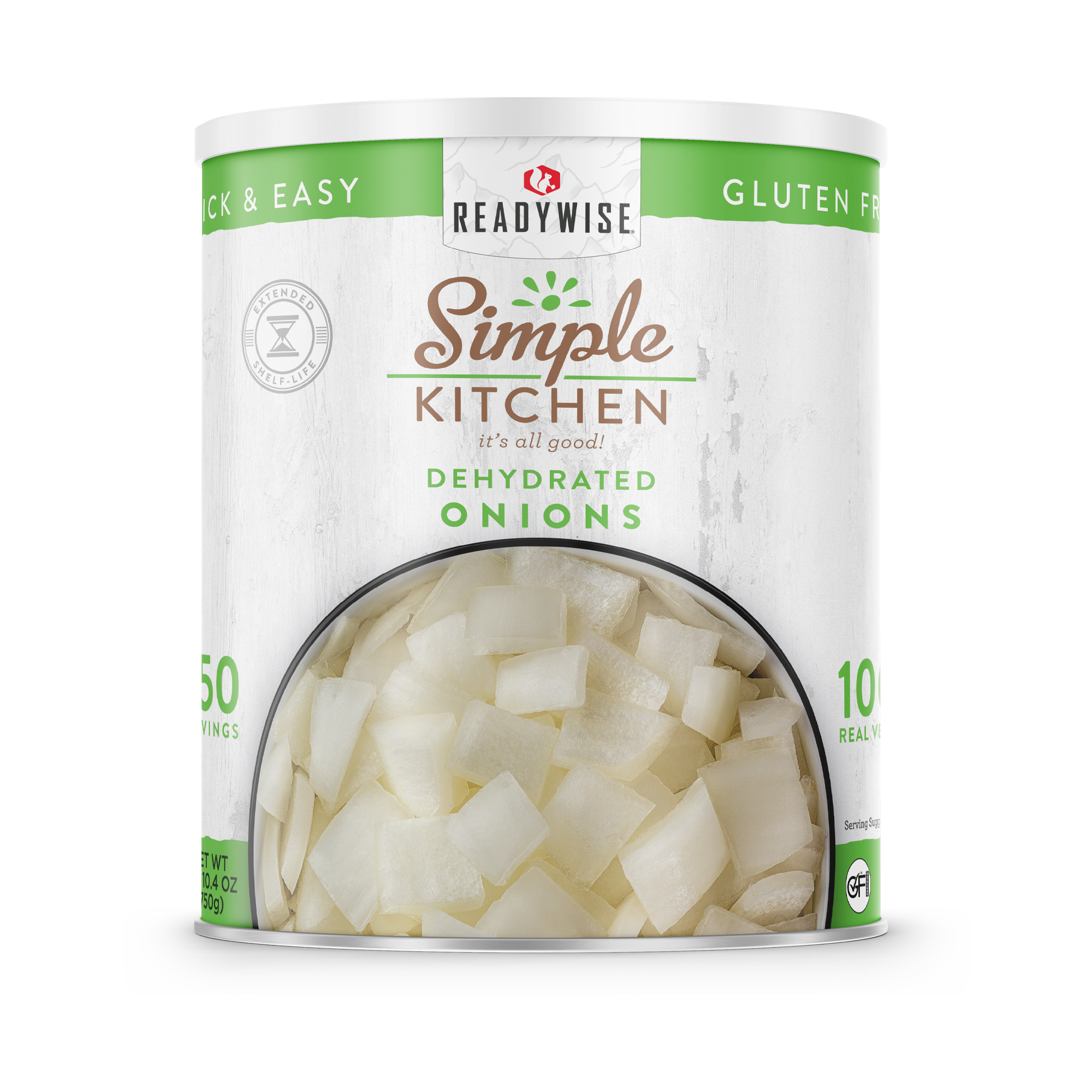 Simple Kitchen Dehydrated Chopped Onions - 250 Serving Can