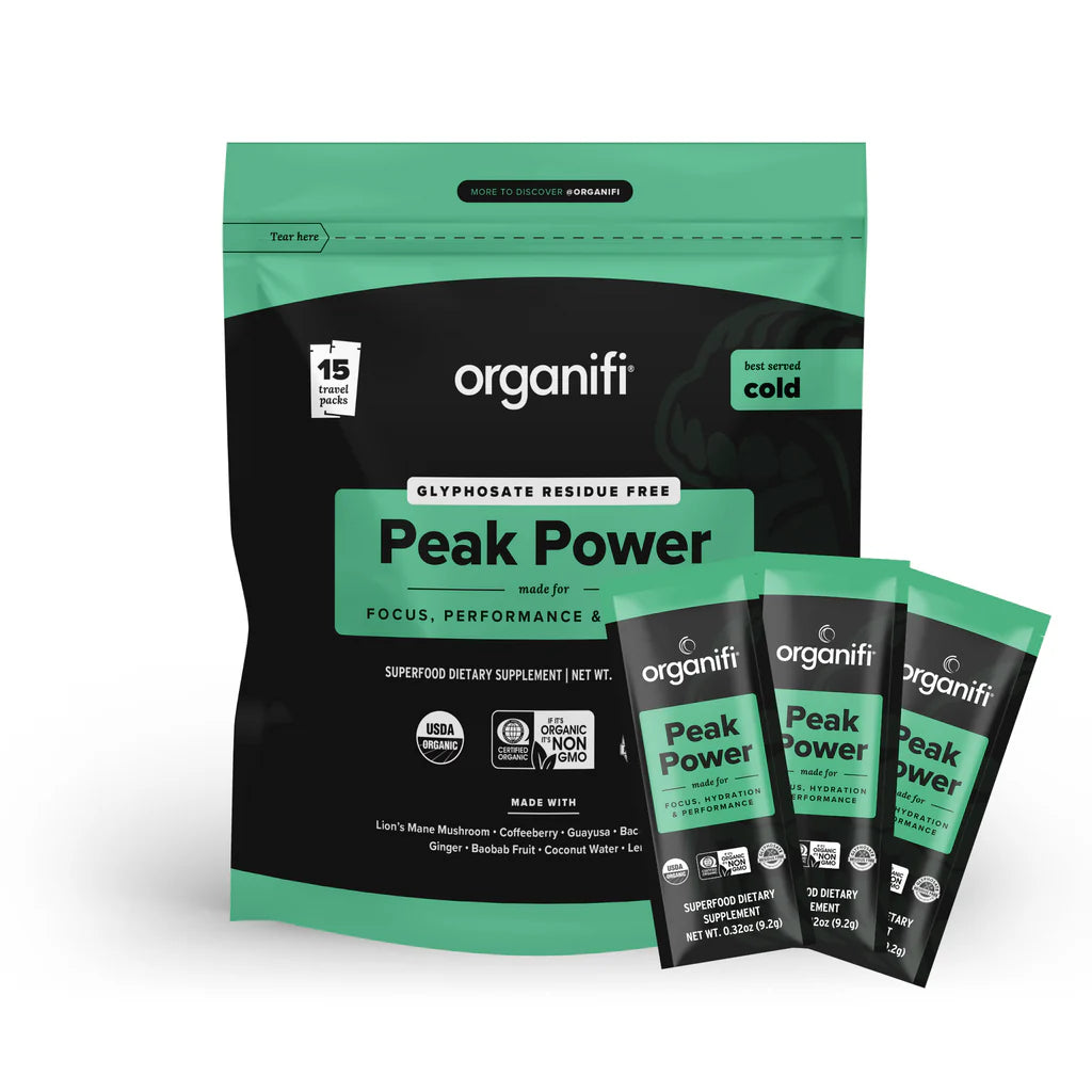 Organifi Peak Power 15ct Travel Packs