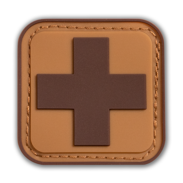 Survival Compass Patch: Desert Tan