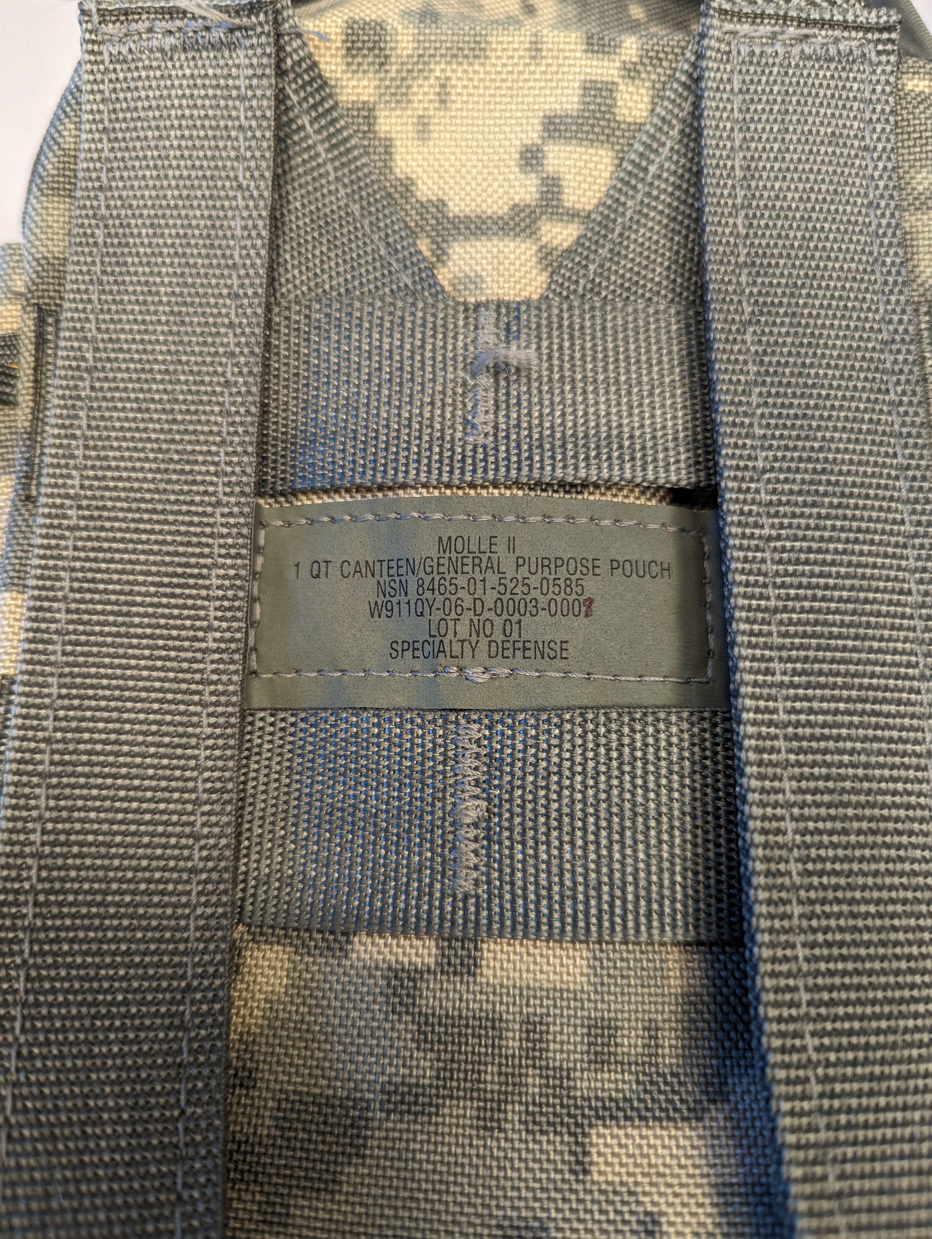 1 Quart Canteen w/ ACU Pouch