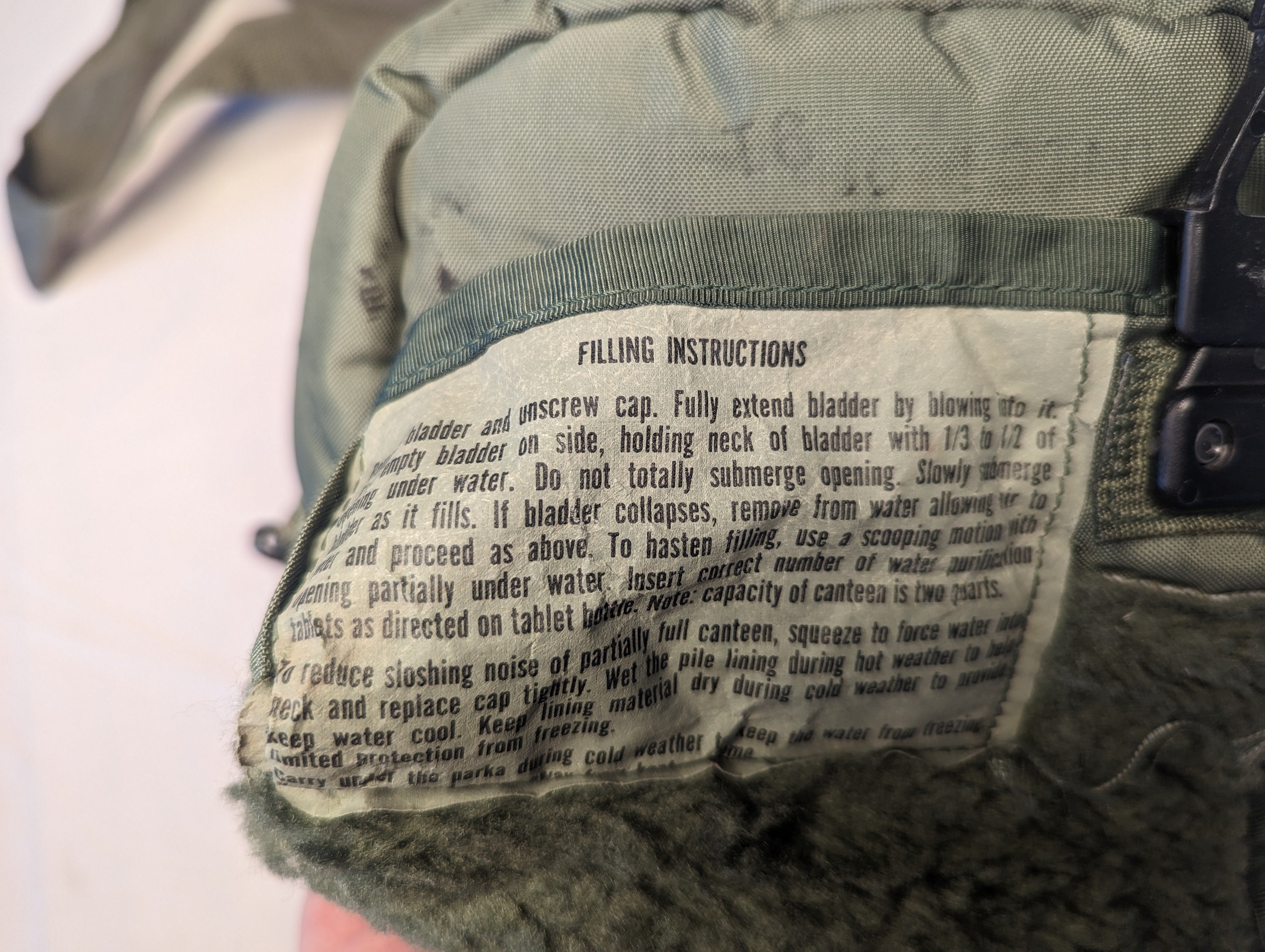 2Qt. Canteen Water Cover