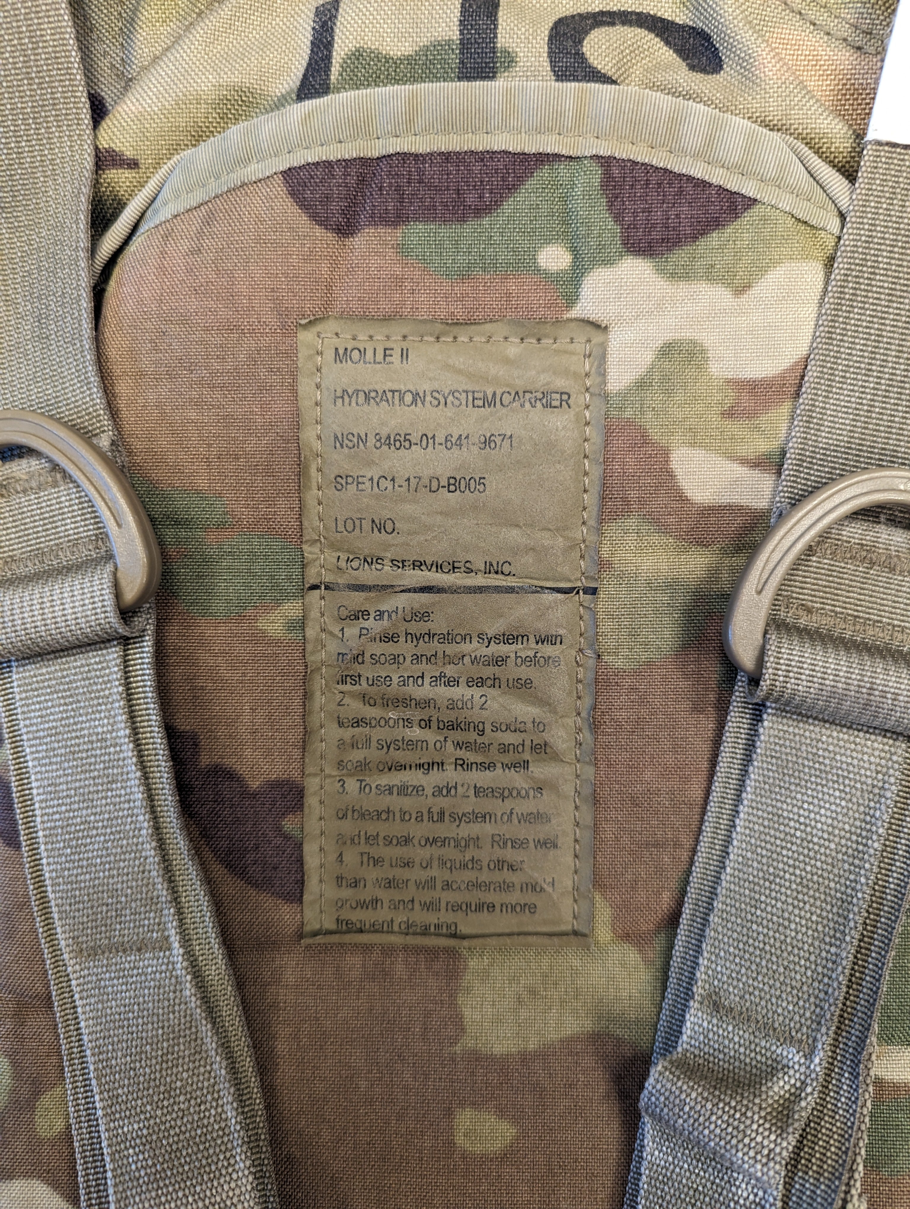 Hydration Carrier Used - OCP/Multicam-Used