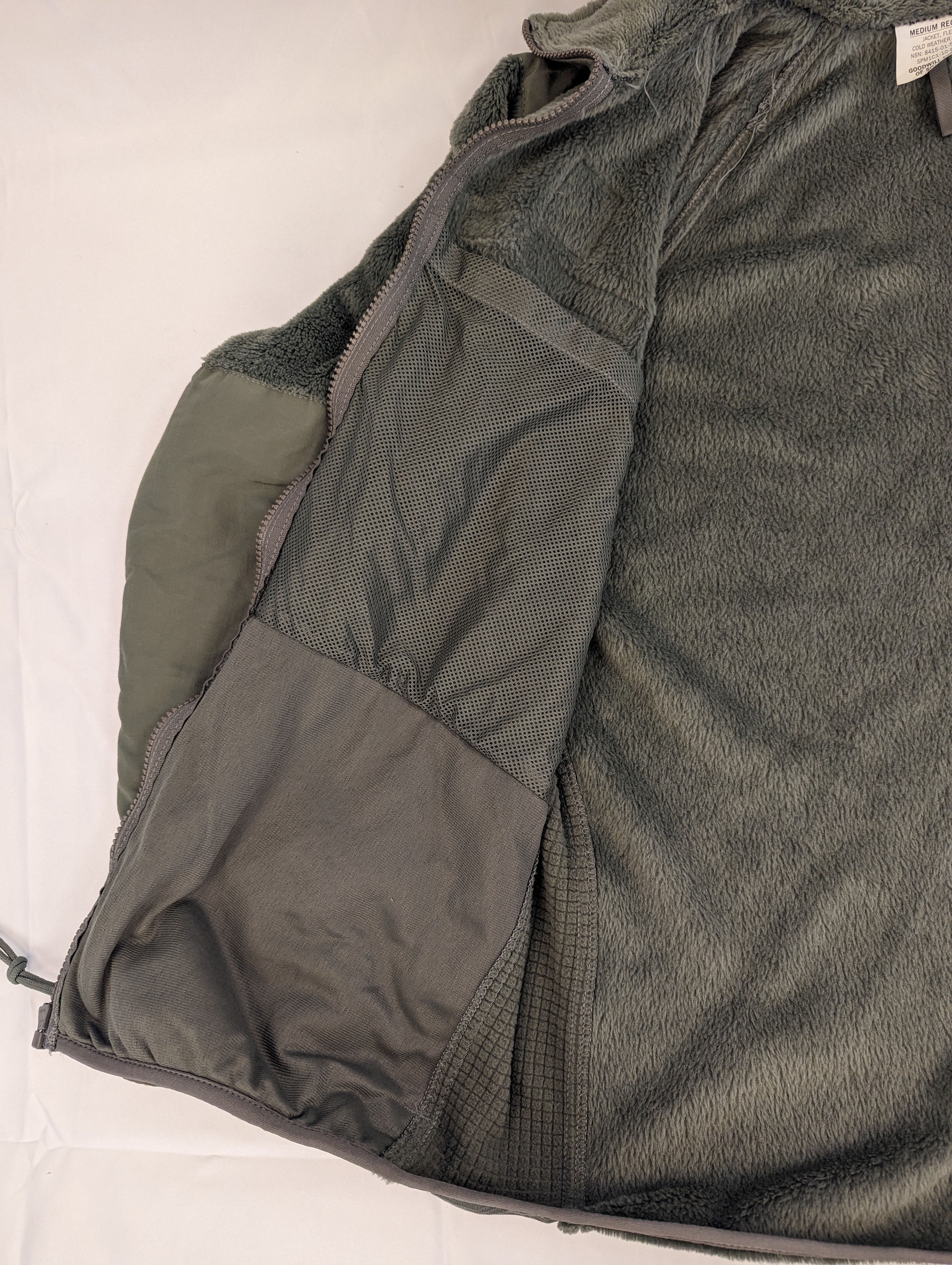 Cold Weather Jacket (Fleece) - Green