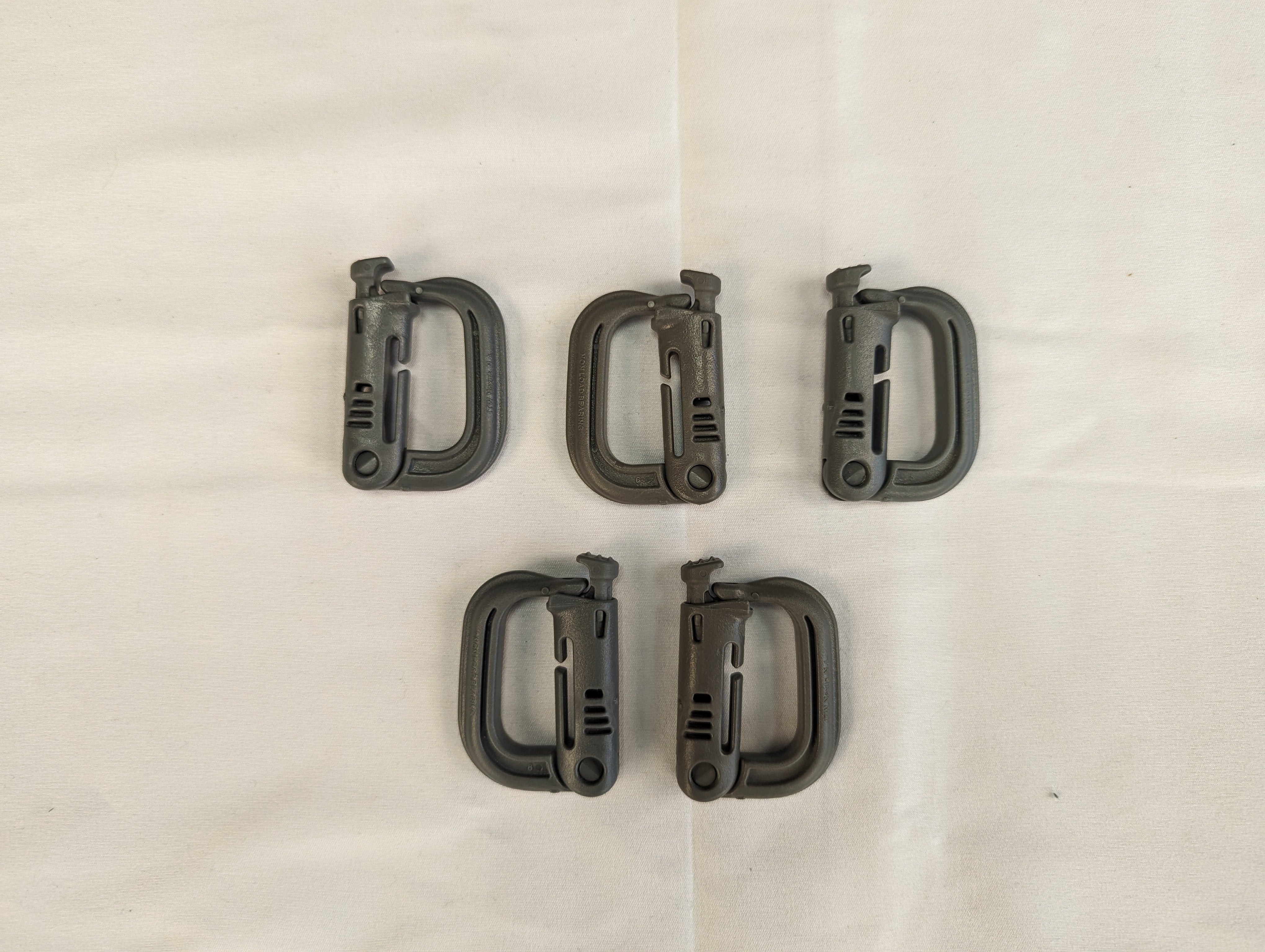 USGI ITW Nexus MOLLE Grimloc Carabiner 5 pack
