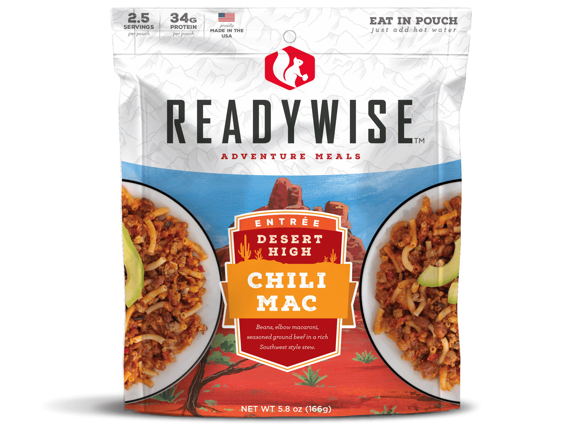 6 CT Case Desert High Chili Mac with Beef