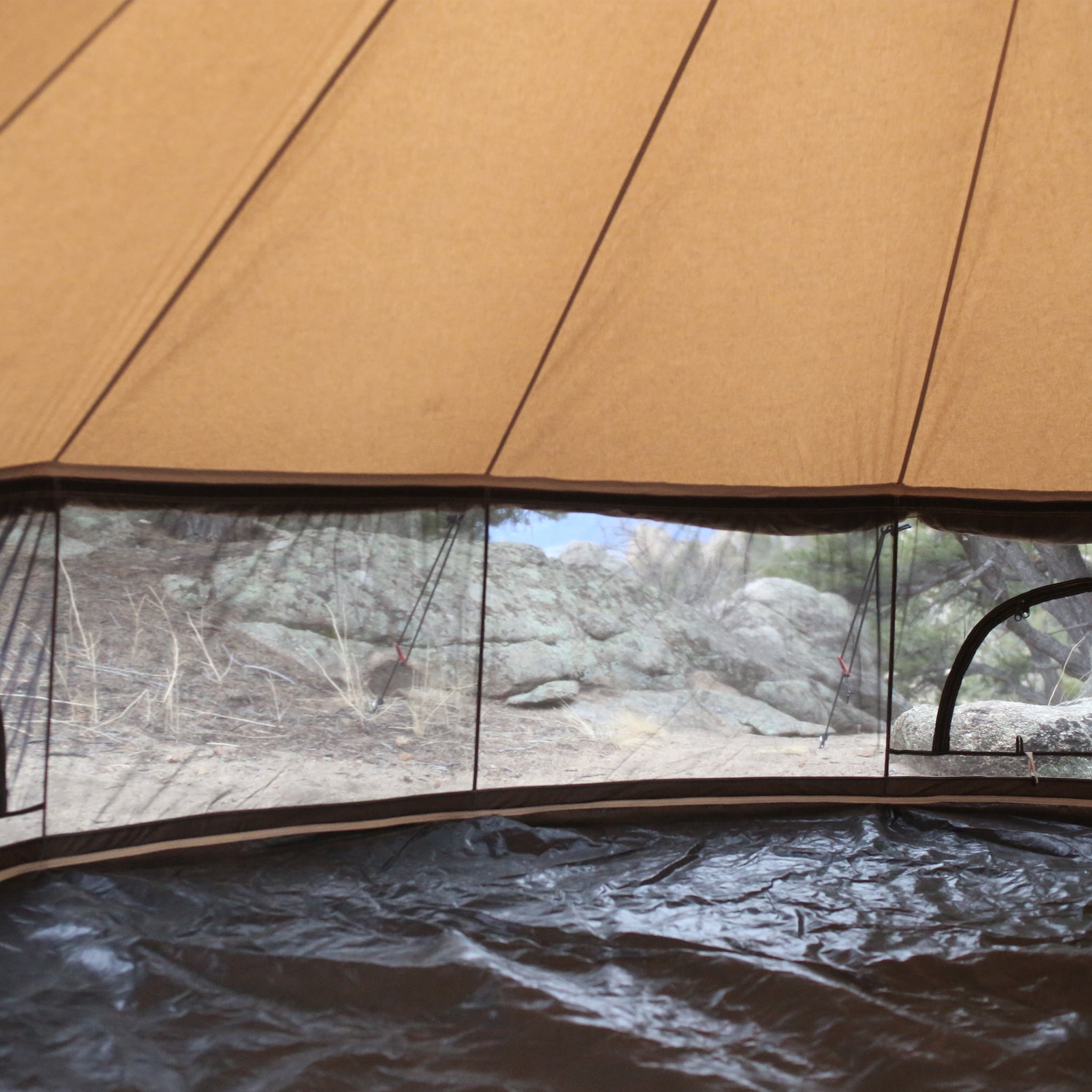 USED - Regatta Double Wall Tent - Sandstone Beige