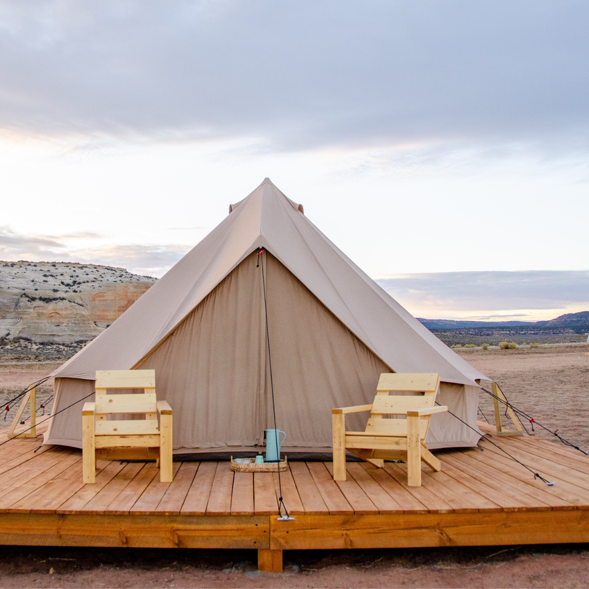 USED - 13' Regatta Bell Tent - Sandstone
