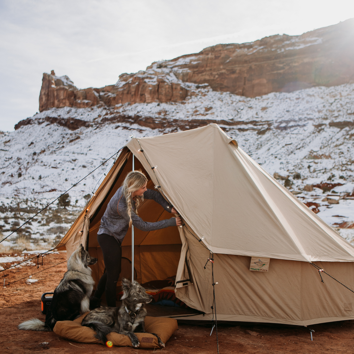 USED - 13' Regatta Bell Tent - Sandstone