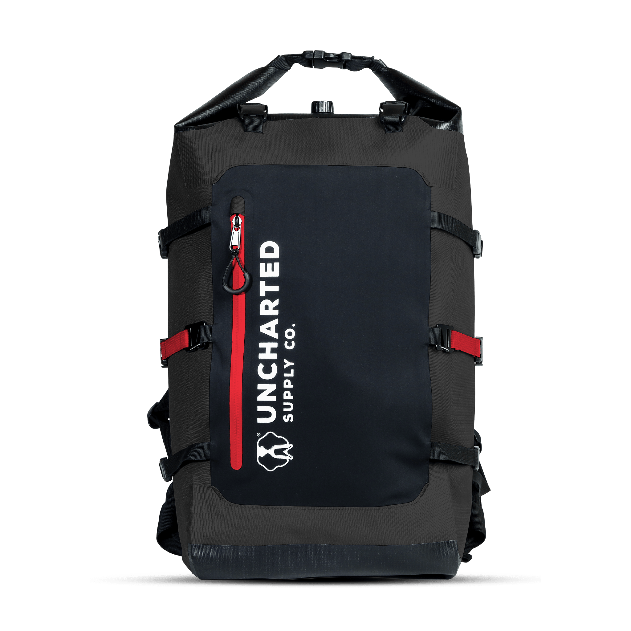 Barron Backpack waterproof roll-top backpack with FlexFrame support and reinforced panels