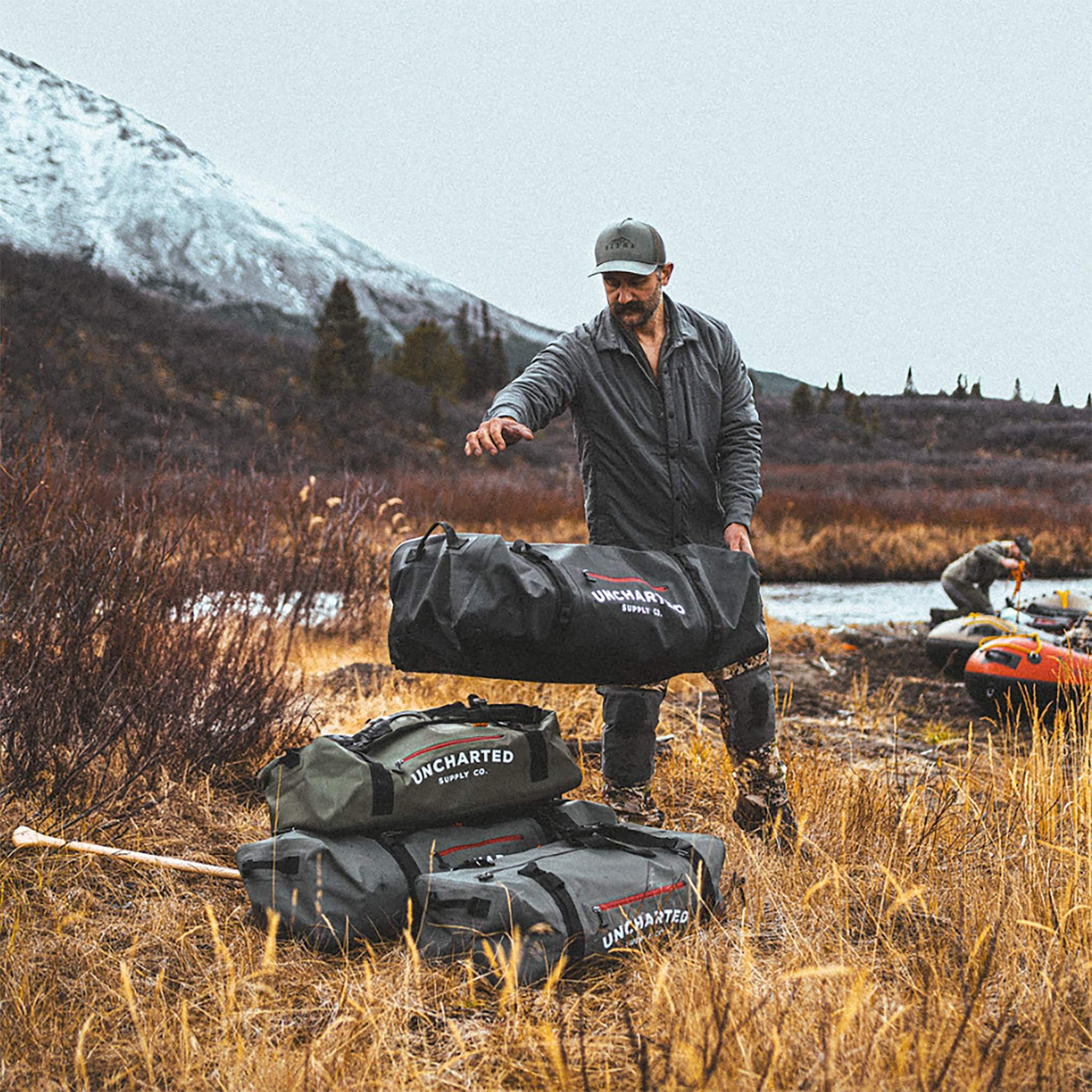 The Vault 65L Duffel Bag waterproof rugged gear hauler with shoulder straps and multiple pockets