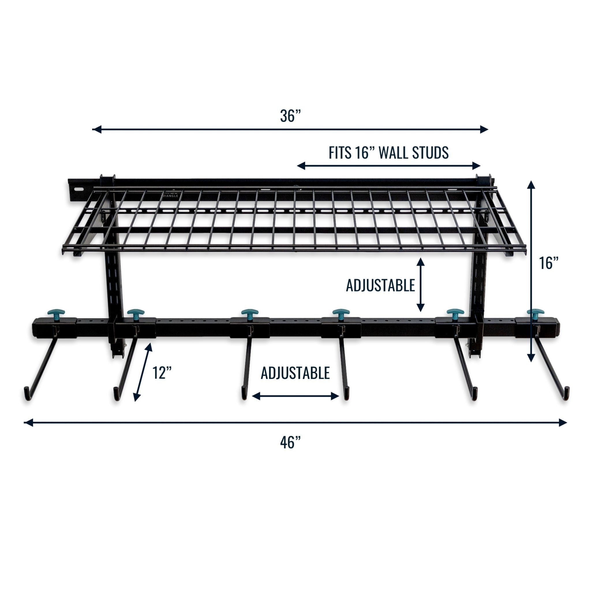 G-Chair + Shelf | Adjustable Wall Storage System | Holds 300 lbs