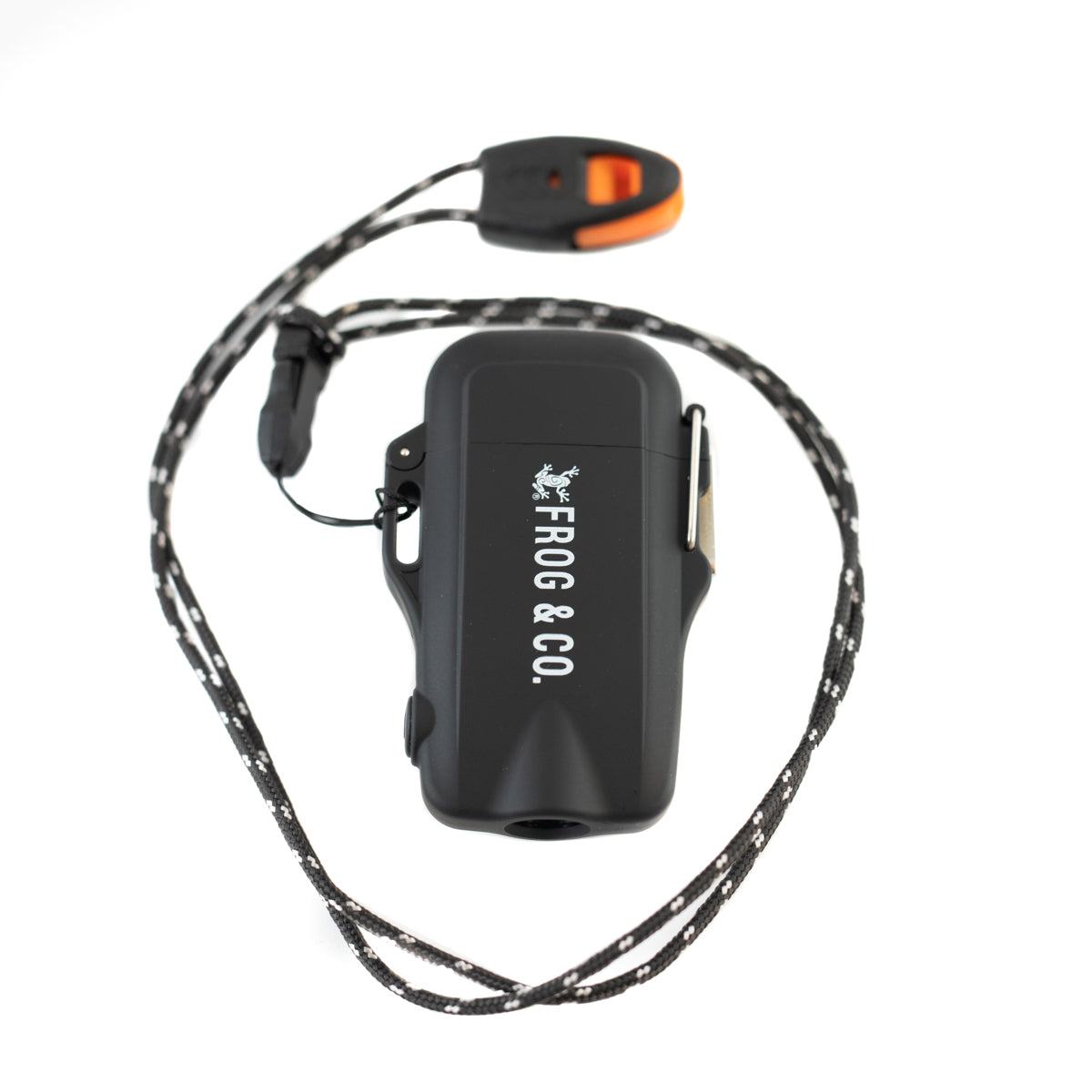 Tough Tesla Lighter 2.0 electric dual arc waterproof windproof lighter with built-in flashlight and whistle for camping