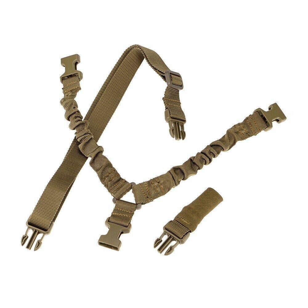 Heavy Duty Tactical Single Point Rifle Sling with QD Buckle