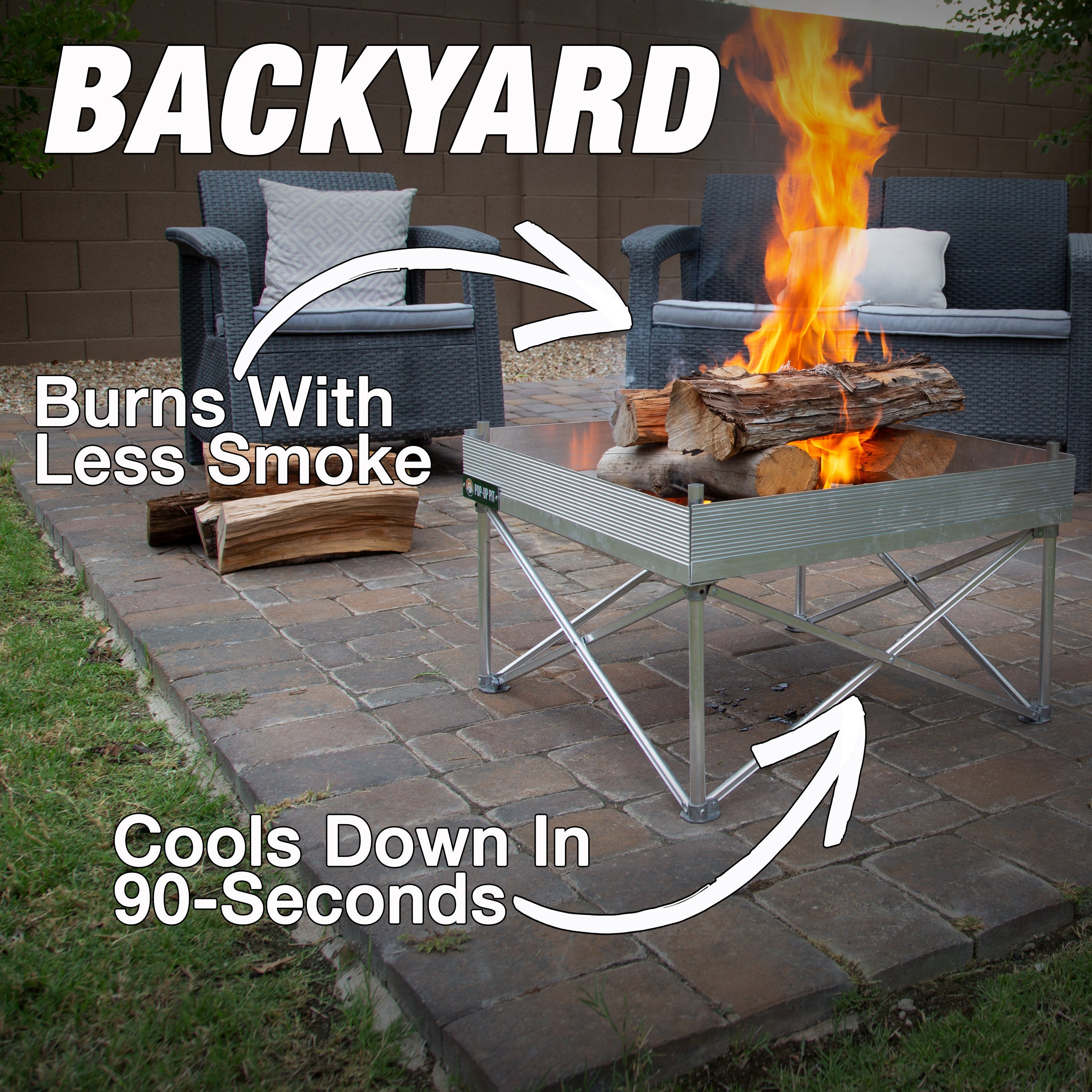 Pop-Up Fire Pit - Go Anywhere Kit