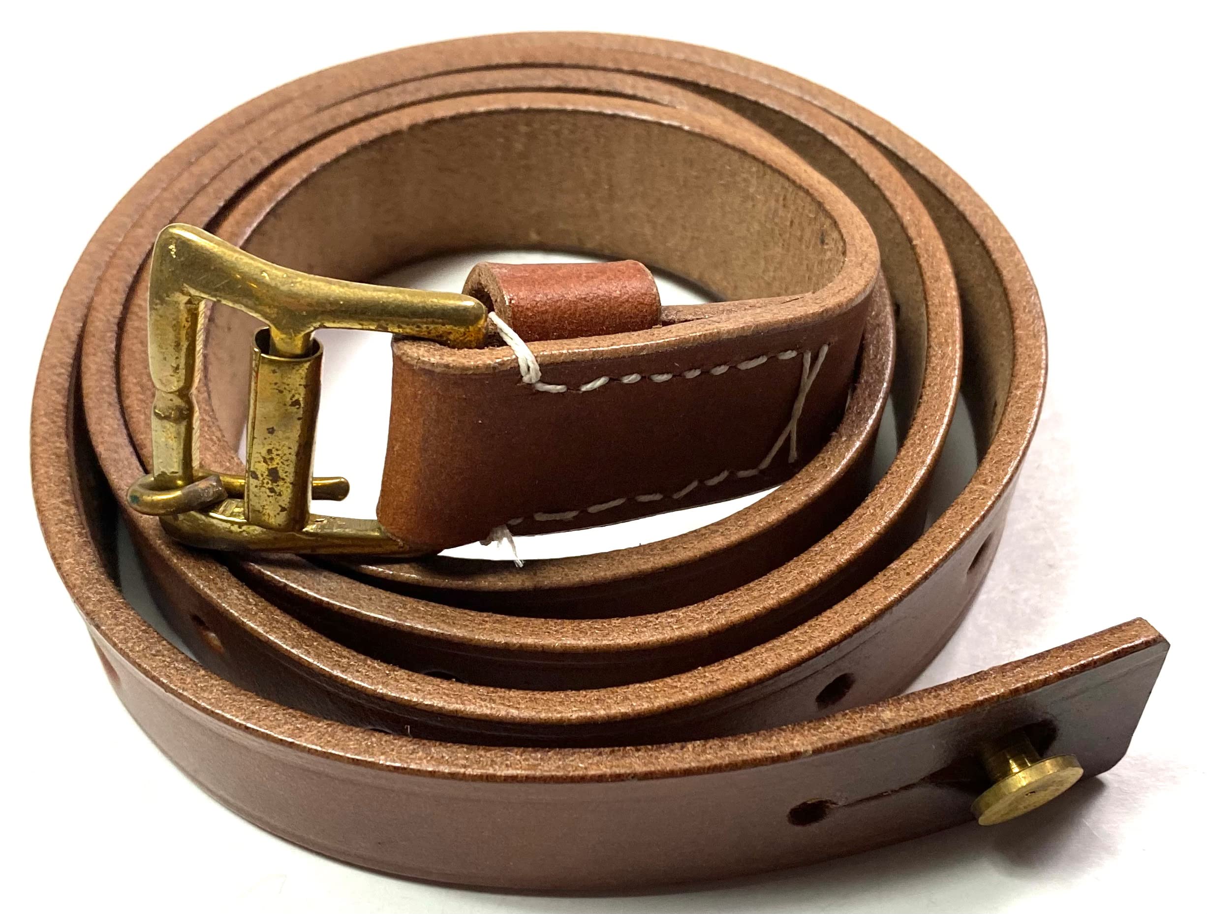 Militaris Stuffs Italian Carcano Rifle Leather Sling (Tan)