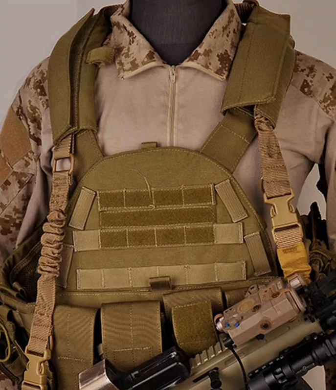 Heavy Duty Tactical Single Point Rifle Sling with QD Buckle