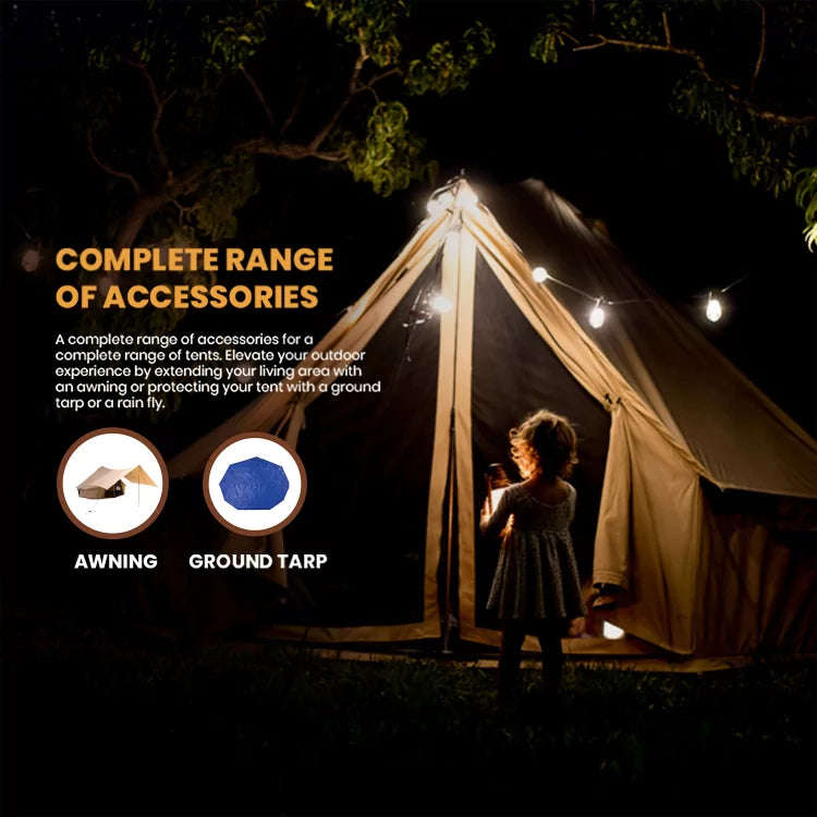 USED - 10' Regatta Bell Tent - Real Tree Edge