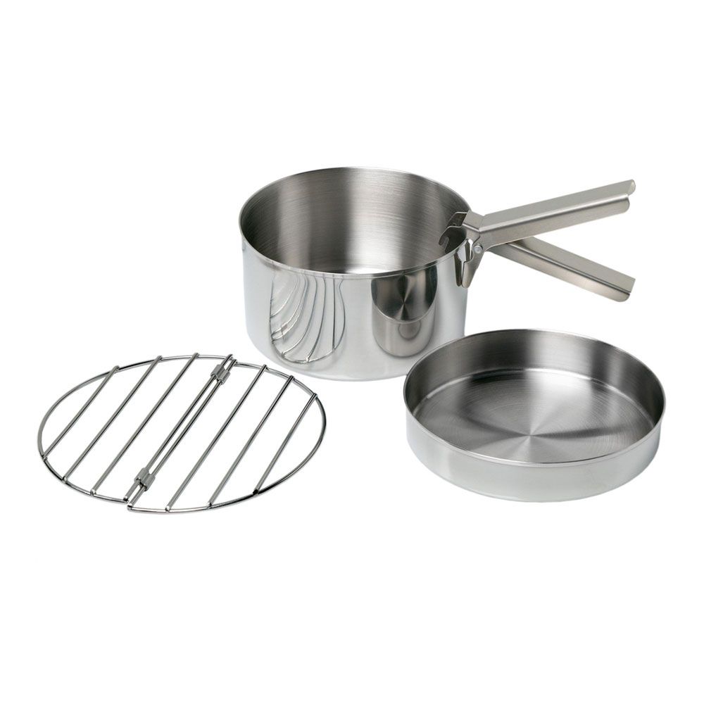 Cook Set (Stainless Steel) - Large for Base Camp or Scout Models