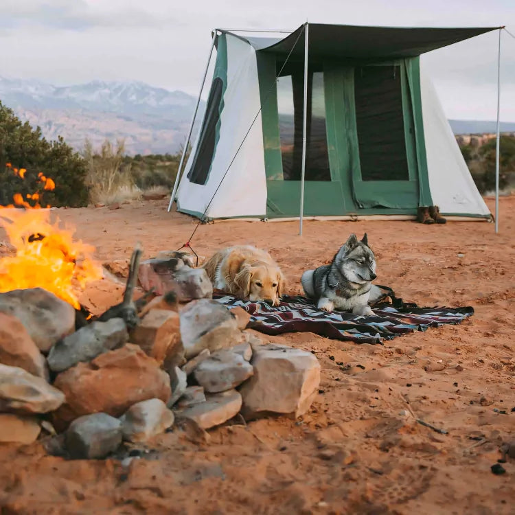 USED - 10'x10' Prota Canvas Tent, Deluxe