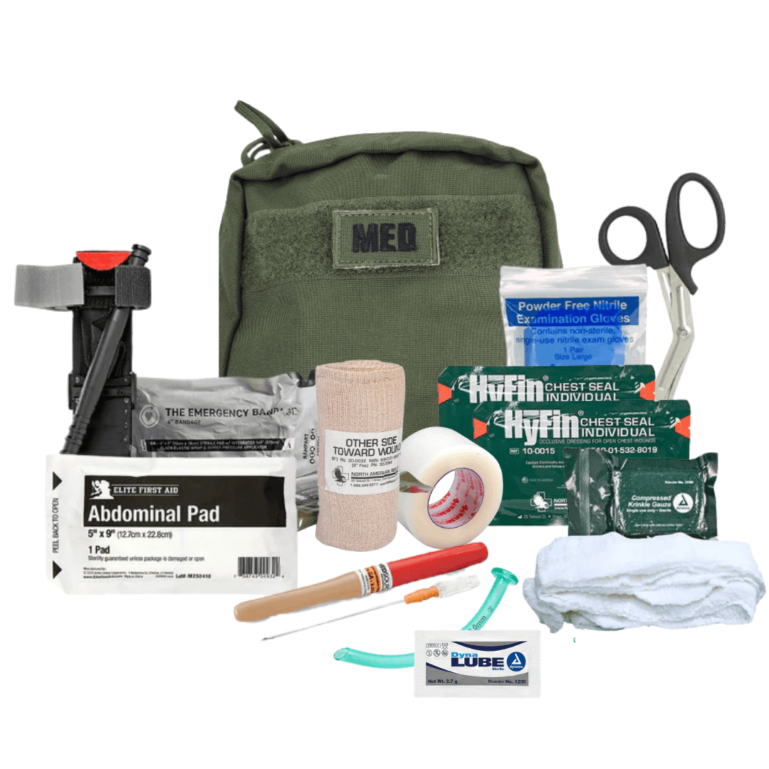 Enhanced IFAK – Pro Trauma Kit w/Tourniquet & Chest Seals