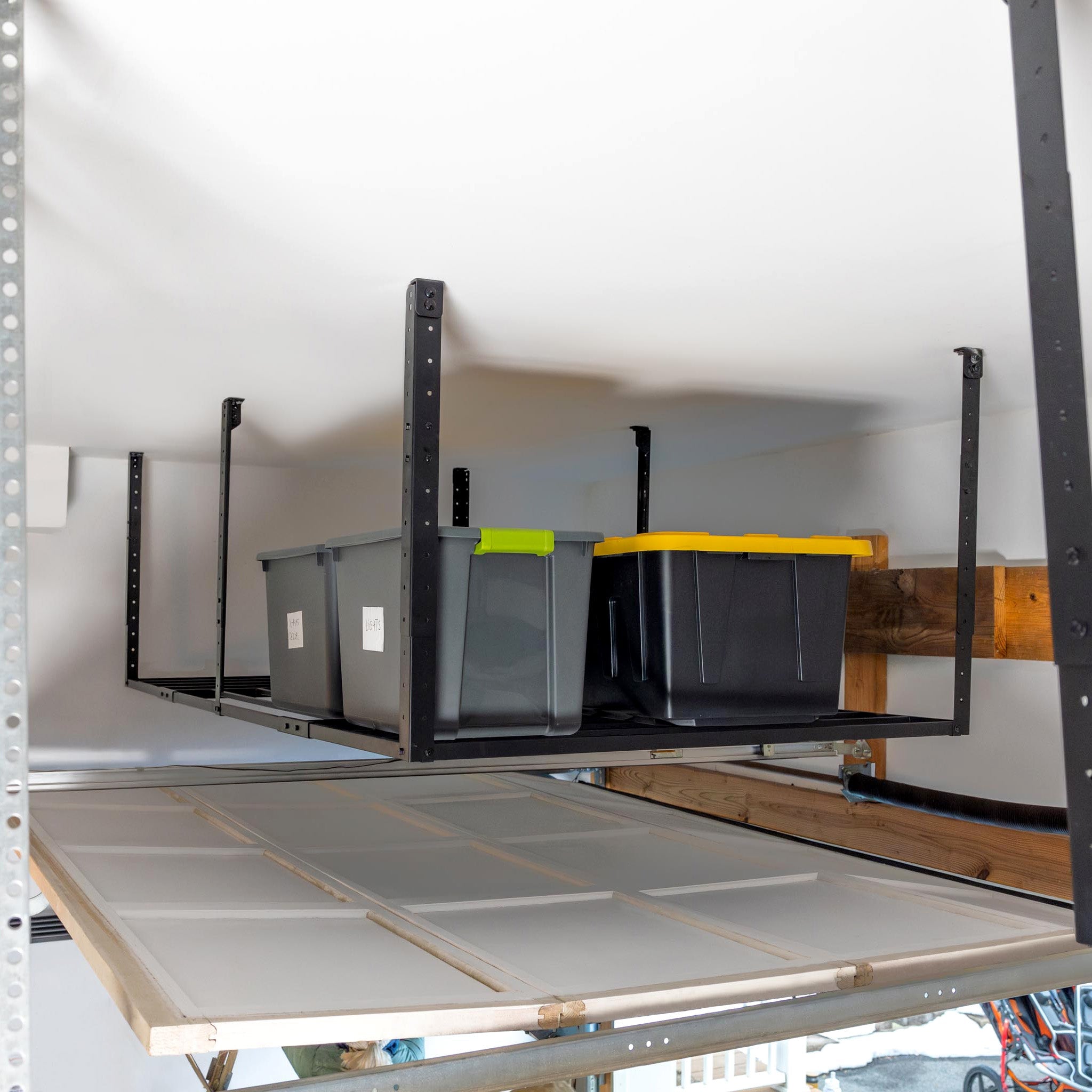 3' x 8' Faber Overhead Garage Storage with Hooks | Holds 700 lbs