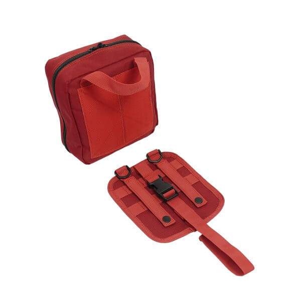 Compact General Purpose First Aid Kit with pressure dressing, burn care supplies, and MOLLE-compatible pouch for vehicle and outdoor use