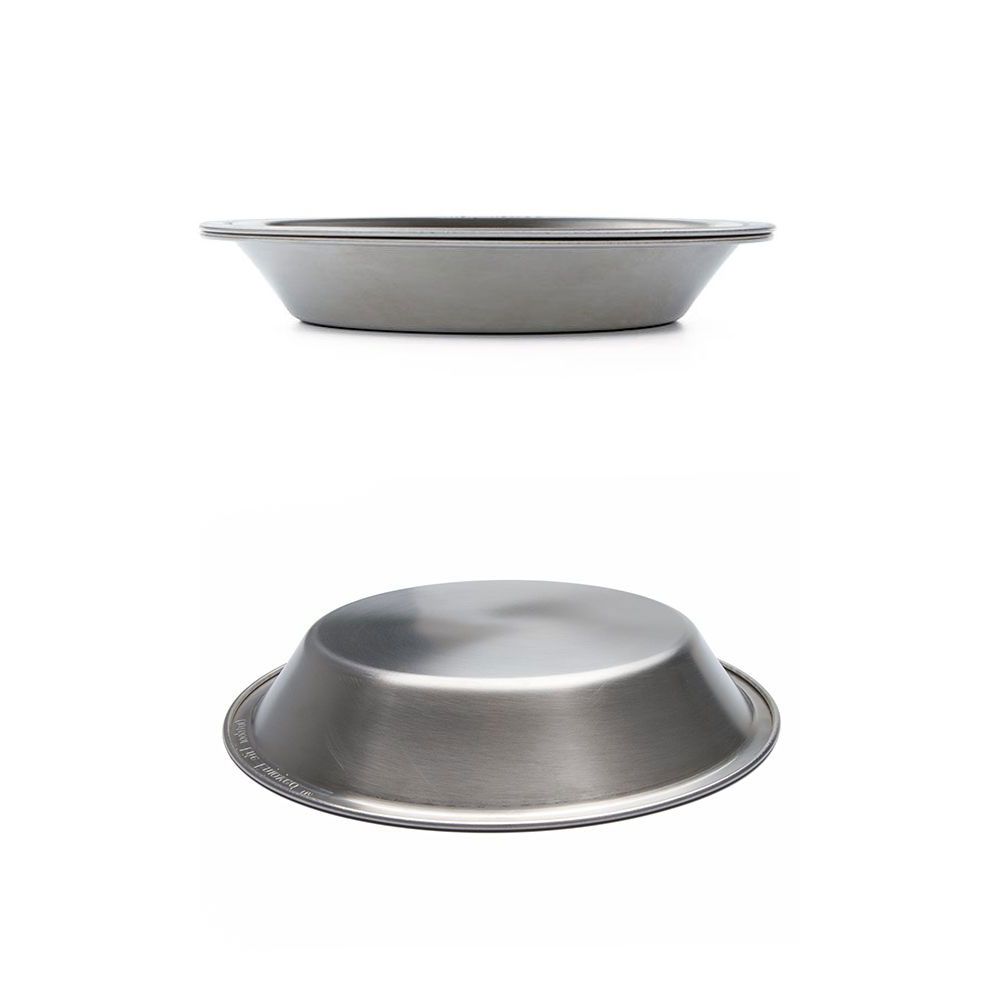Camping Plate/Bowl set (2 pcs) Stainless Steel