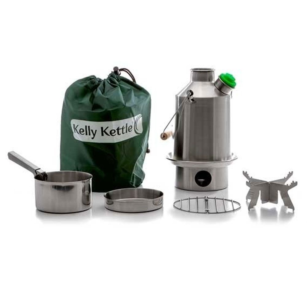 Stainless Steel 'Scout' Kettle (41 fl.oz) - Basic Kit