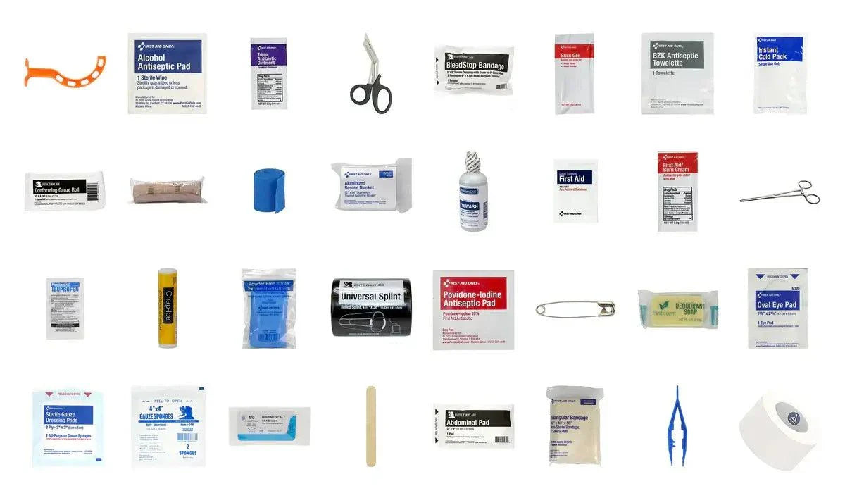 M3 Medic Kit tri-fold first aid kit with 70+ medical supplies for wound care and trauma response
