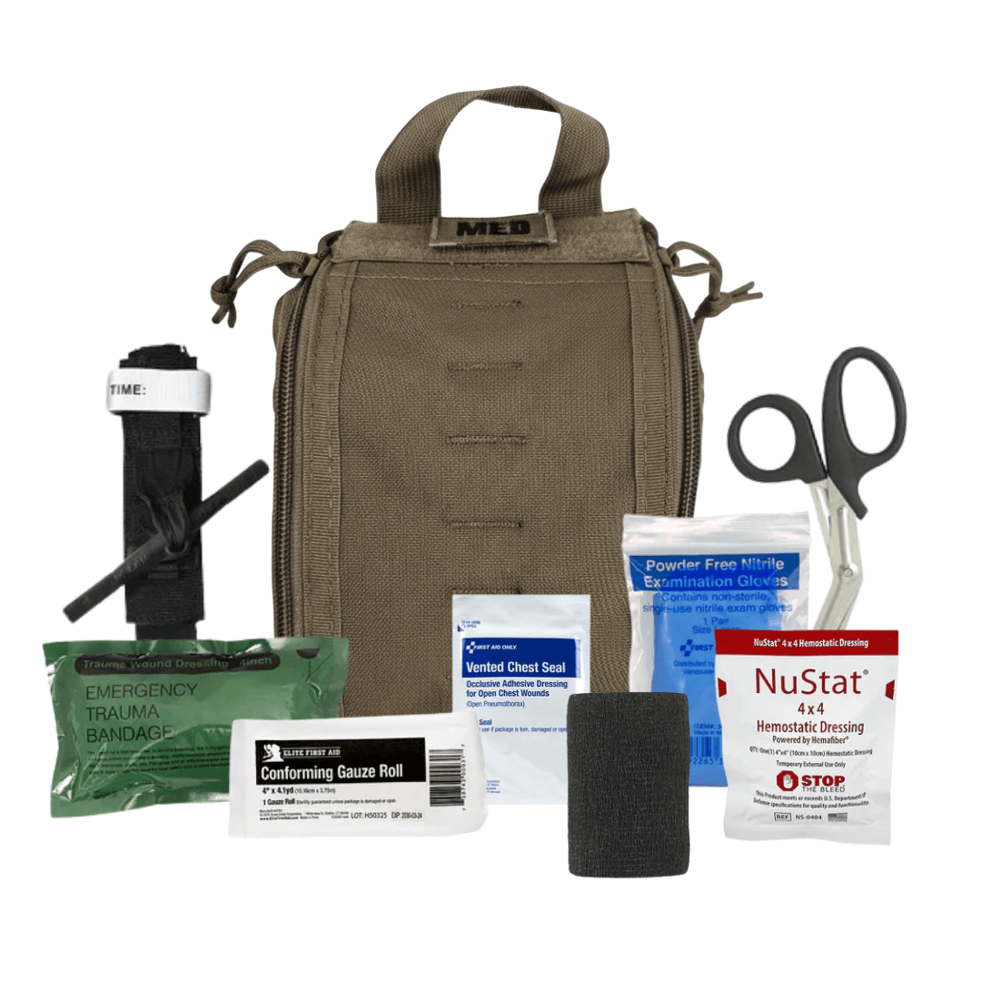 Compact Patrol Trauma Kit designed for rapid bleeding control in tactical emergencies